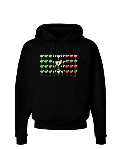 Mexican Flag of Margaritas Dark Hoodie Sweatshirt by TooLoud-Hoodie-TooLoud-Black-Small-Davson Sales