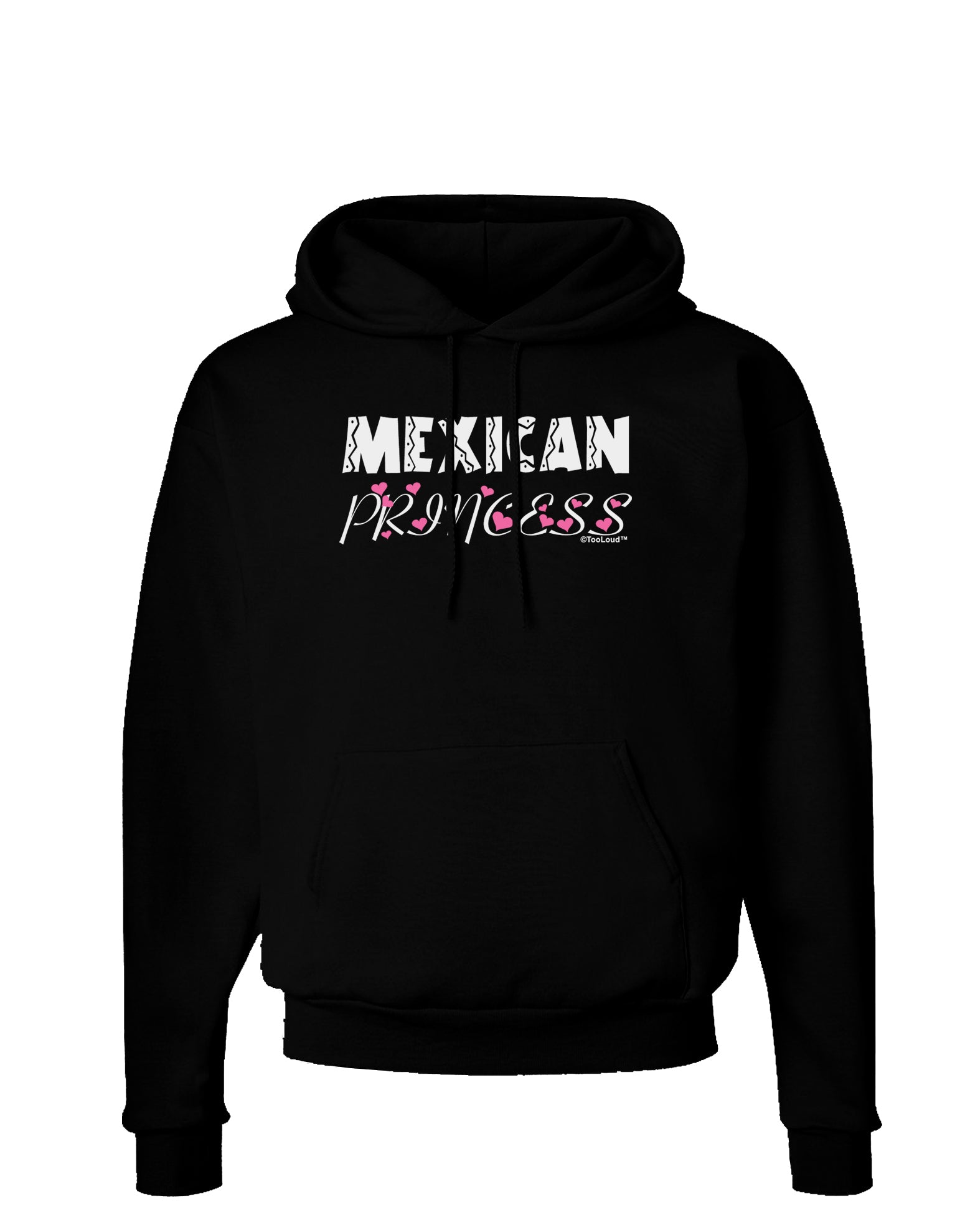 Mexican Princess - Cinco de Mayo Dark Hoodie Sweatshirt by TooLoud-Hoodie-TooLoud-Black-Small-Davson Sales