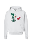 Mexican Roots - Mexico Outline Mexican Flag Hoodie Sweatshirt by TooLoud-Hoodie-TooLoud-White-Small-Davson Sales