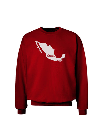 Mexico - Casa - Cinco De Mayo Adult Dark Sweatshirt-Sweatshirts-TooLoud-Deep-Red-Small-Davson Sales