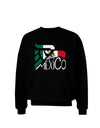 Mexico Eagle Symbol - Mexican Flag - Mexico Adult Dark Sweatshirt by TooLoud-Sweatshirts-TooLoud-Black-Small-Davson Sales