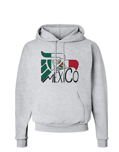 Mexico Eagle Symbol - Mexican Flag - Mexico Hoodie Sweatshirt by TooLoud-Hoodie-TooLoud-AshGray-Small-Davson Sales