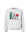 Mexico Eagle Symbol - Mexican Flag - Mexico Sweatshirt by TooLoud-Sweatshirts-TooLoud-White-Small-Davson Sales