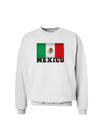 Mexico Flag Sweatshirt-Sweatshirt-TooLoud-White-Small-Davson Sales