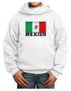 Mexico Flag Youth Hoodie Pullover Sweatshirt-Youth Hoodie-TooLoud-White-XS-Davson Sales