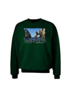 Mexico - Islands Cut-out Adult Dark Sweatshirt-Sweatshirts-TooLoud-Deep-Forest-Green-Small-Davson Sales