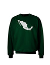 Mexico - Mexico City Star Adult Dark Sweatshirt-Sweatshirts-TooLoud-Deep-Forest-Green-Small-Davson Sales