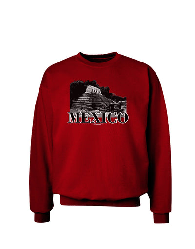 Mexico - Temple No 2 Adult Dark Sweatshirt-Sweatshirts-TooLoud-Deep-Red-Small-Davson Sales