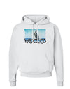 Mexico - Whale Watching Cut-out Hoodie Sweatshirt-Hoodie-TooLoud-White-Small-Davson Sales