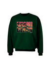 Miami Beach - Sunset Palm Trees Adult Dark Sweatshirt by TooLoud-Sweatshirts-TooLoud-Deep-Forest-Green-Small-Davson Sales