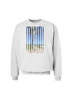 Miami Beach View Mirage Sweatshirt-Sweatshirts-TooLoud-White-Small-Davson Sales