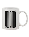 Miami Mirage 11 oz Coffee Mug - Expertly Crafted Drinkware-11 OZ Coffee Mug-TooLoud-White-Davson Sales