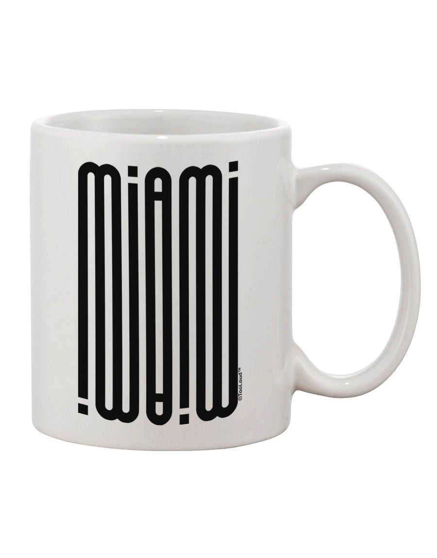 Miami Mirage 11 oz Coffee Mug - Expertly Crafted Drinkware-11 OZ Coffee Mug-TooLoud-White-Davson Sales