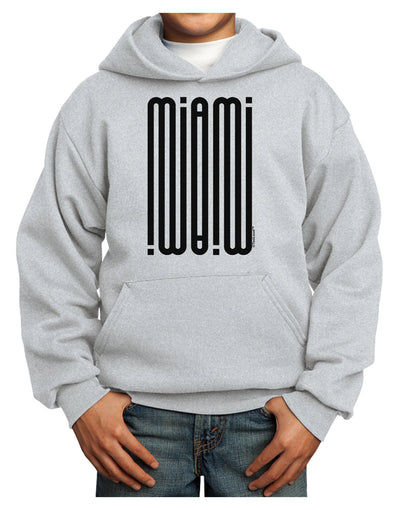 Miami Mirage Youth Hoodie Pullover Sweatshirt-Youth Hoodie-TooLoud-Ash-XS-Davson Sales