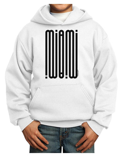 Miami Mirage Youth Hoodie Pullover Sweatshirt-Youth Hoodie-TooLoud-White-XS-Davson Sales