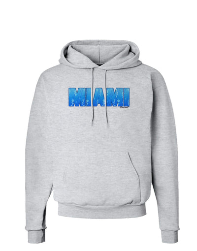 Miami Ocean Bubbles Hoodie Sweatshirt by TooLoud-Hoodie-TooLoud-AshGray-Small-Davson Sales