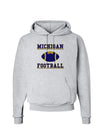 Michigan Football Hoodie Sweatshirt by TooLoud-Hoodie-TooLoud-AshGray-Small-Davson Sales