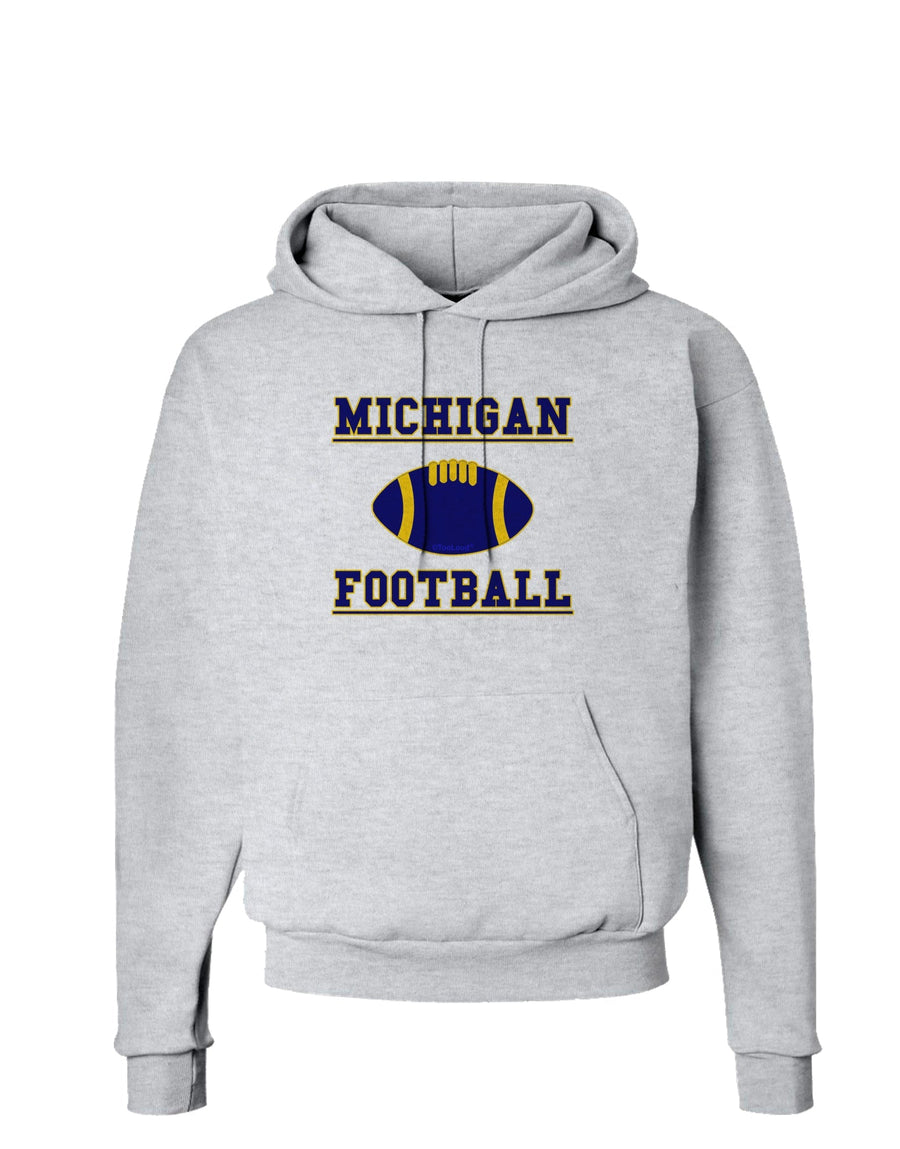 Michigan Football Hoodie Sweatshirt by TooLoud-Hoodie-TooLoud-White-Small-Davson Sales