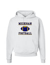 Michigan Football Hoodie Sweatshirt by TooLoud-Hoodie-TooLoud-White-Small-Davson Sales