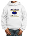 Michigan Football Youth Hoodie Pullover Sweatshirt by TooLoud-Youth Hoodie-TooLoud-White-XS-Davson Sales