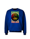 Midnight Toker Marijuana Adult Dark Sweatshirt-Sweatshirts-TooLoud-Deep-Royal-Blue-Small-Davson Sales