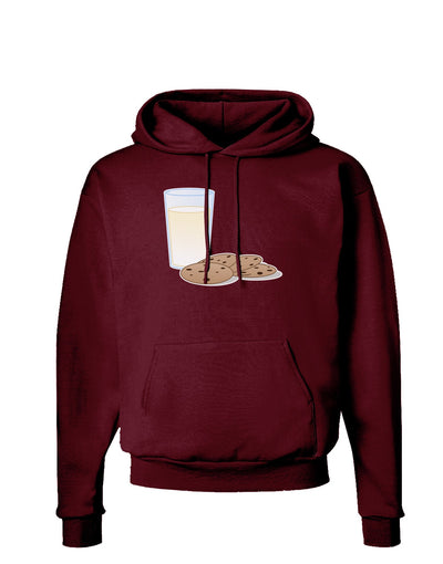 Milk and Cookies Design Dark Hoodie Sweatshirt-Hoodie-TooLoud-Maroon-Small-Davson Sales