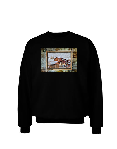 Mine Scene Colorado Adult Dark Sweatshirt-Sweatshirts-TooLoud-Black-Small-Davson Sales