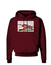 Mine Scene Colorado Watercolor Dark Hoodie Sweatshirt-Hoodie-TooLoud-Maroon-Small-Davson Sales