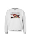 Mine Scene Colorado Watercolor Sweatshirt-Sweatshirts-TooLoud-White-Small-Davson Sales