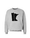 Minnesota - United States Shape Sweatshirt-Sweatshirts-TooLoud-AshGray-Small-Davson Sales