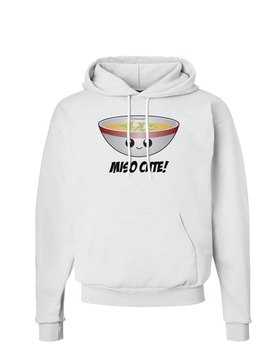 Miso Cute - Cute Miso Soup Bowl Hoodie Sweatshirt by TooLoud-Hoodie-TooLoud-White-Small-Davson Sales