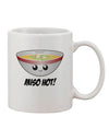 Miso Hot - Exquisite Miso Soup Bowl Printed 11 oz Coffee Mug by TooLoud-11 OZ Coffee Mug-TooLoud-White-Davson Sales