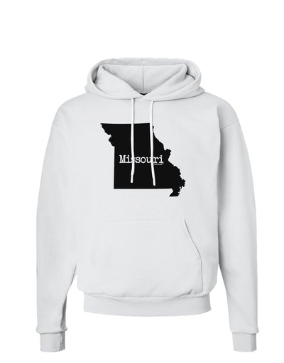 Missouri - United States Shape Hoodie Sweatshirt-Hoodie-TooLoud-White-Small-Davson Sales