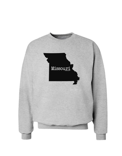 Missouri - United States Shape Sweatshirt-Sweatshirts-TooLoud-AshGray-Small-Davson Sales