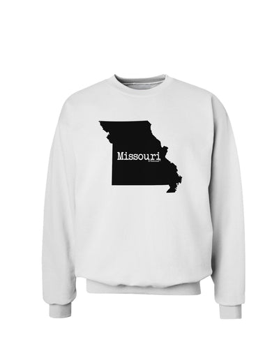 Missouri - United States Shape Sweatshirt-Sweatshirts-TooLoud-White-Small-Davson Sales