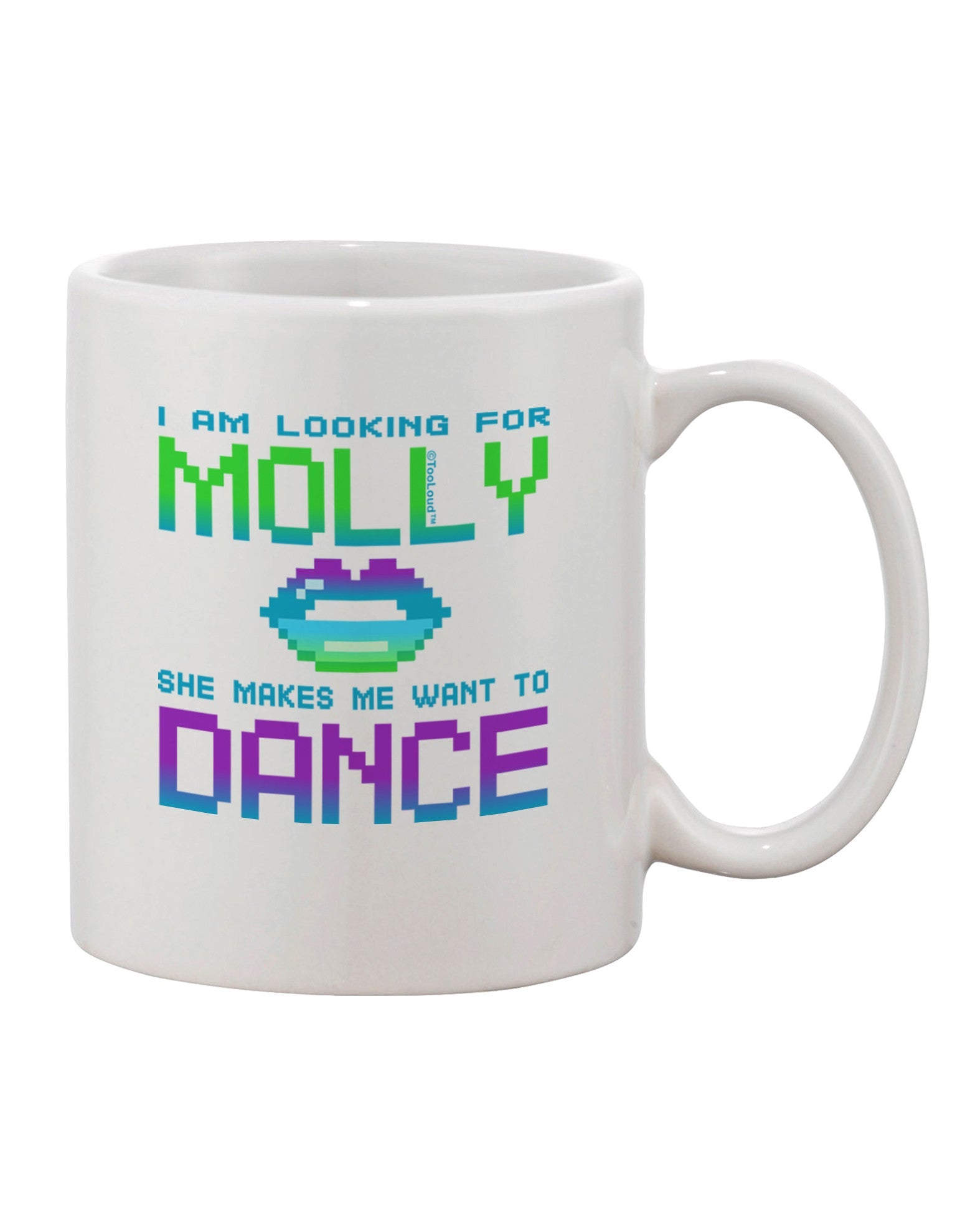 Molly-Inspired Printed 11 oz Coffee Mug - Expertly Crafted Drinkware TooLoud-11 OZ Coffee Mug-TooLoud-White-Davson Sales