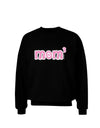 Mom Cubed - Cute Mom of Three Design Adult Dark Sweatshirt by TooLoud-Sweatshirts-TooLoud-Black-Small-Davson Sales