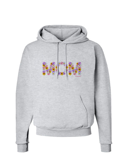 Mom Flowers Design Hoodie Sweatshirt by TooLoud-Hoodie-TooLoud-AshGray-Small-Davson Sales