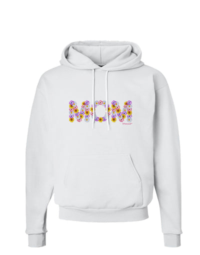 Mom Flowers Design Hoodie Sweatshirt by TooLoud-Hoodie-TooLoud-White-Small-Davson Sales