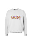 Mom Flowers Design Sweatshirt by TooLoud-Sweatshirts-TooLoud-White-Small-Davson Sales