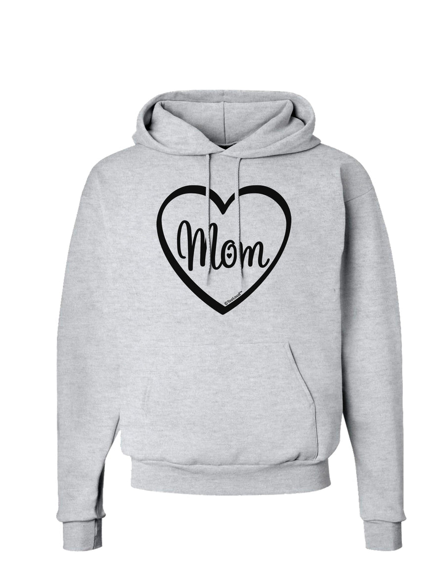 Mom Heart Design Hoodie Sweatshirt by TooLoud-Hoodie-TooLoud-White-Small-Davson Sales