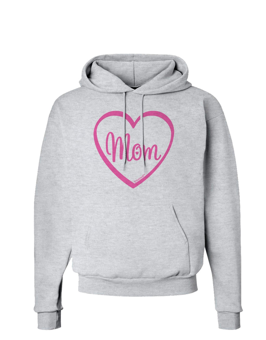 Mom Heart Design - Pink Hoodie Sweatshirt by TooLoud-Hoodie-TooLoud-White-Small-Davson Sales