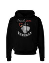 Mom of Veteran Dark Hoodie Sweatshirt-Hoodie-TooLoud-Black-Small-Davson Sales