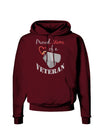 Mom of Veteran Dark Hoodie Sweatshirt-Hoodie-TooLoud-Maroon-Small-Davson Sales