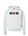 Mom Pixel Heart Hoodie Sweatshirt-Hoodie-TooLoud-White-Small-Davson Sales