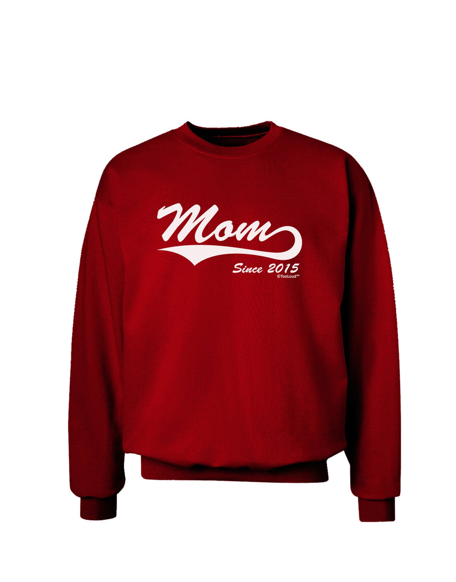 Mom Since (Your Year Personalized) Design Adult Dark Sweatshirt by TooLoud-Sweatshirts-TooLoud-Black-Small-Davson Sales