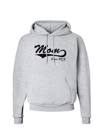 Mom Since (Your Year Personalized) Design Hoodie Sweatshirt by TooLoud-Hoodie-TooLoud-AshGray-Small-Davson Sales