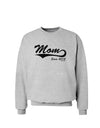 Mom Since (Your Year Personalized) Design Sweatshirt by TooLoud-Sweatshirts-TooLoud-AshGray-Small-Davson Sales