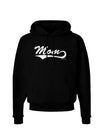 Mom - Sports Tail Script Dark Hoodie Sweatshirt by TooLoud-Hoodie-TooLoud-Black-Small-Davson Sales