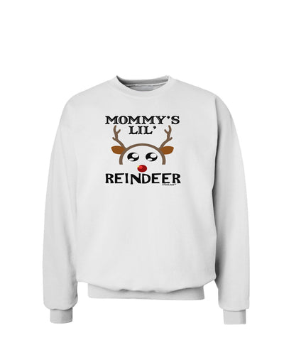 Mommy's Lil Reindeer Boy Sweatshirt-Sweatshirts-TooLoud-White-Small-Davson Sales